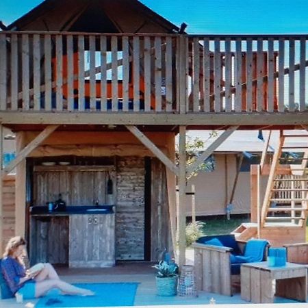 Tente Cabane Du Camping Hautoreille Bannes  Dış mekan fotoğraf