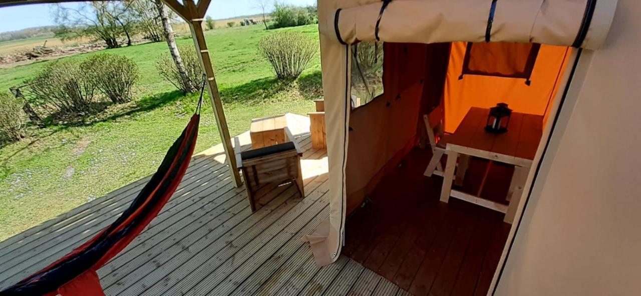 Tente Cabane Du Camping Hautoreille Bannes  Dış mekan fotoğraf