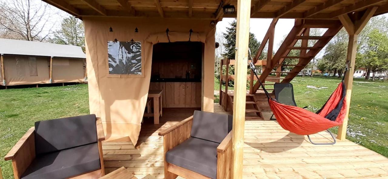 Tente Cabane Du Camping Hautoreille Bannes  Dış mekan fotoğraf
