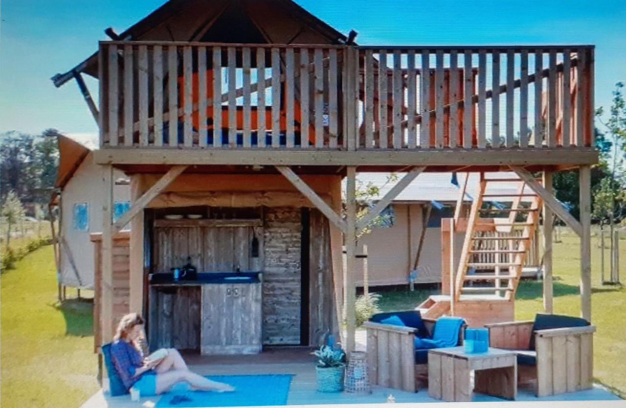 Tente Cabane Du Camping Hautoreille Bannes  Dış mekan fotoğraf